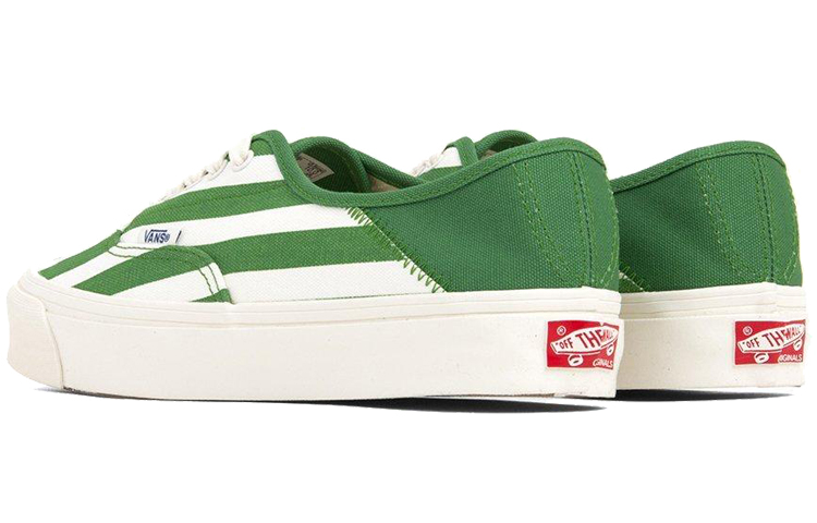 Shop Vans OG Style 43 LX「ピンストライプ・ライム」 VN0A3DPBVQX