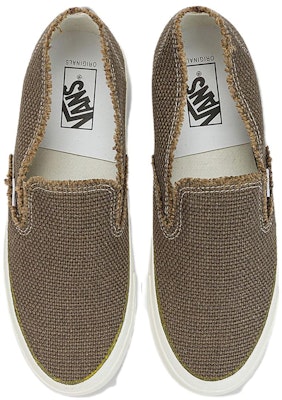 Vans OG Style 48 LX 'Frayed - Jute Canteen' VN000C4S1LE Lookbook Vans OG Style 48 LX 'Frayed - Jute Canteen' VN000C4S1LE