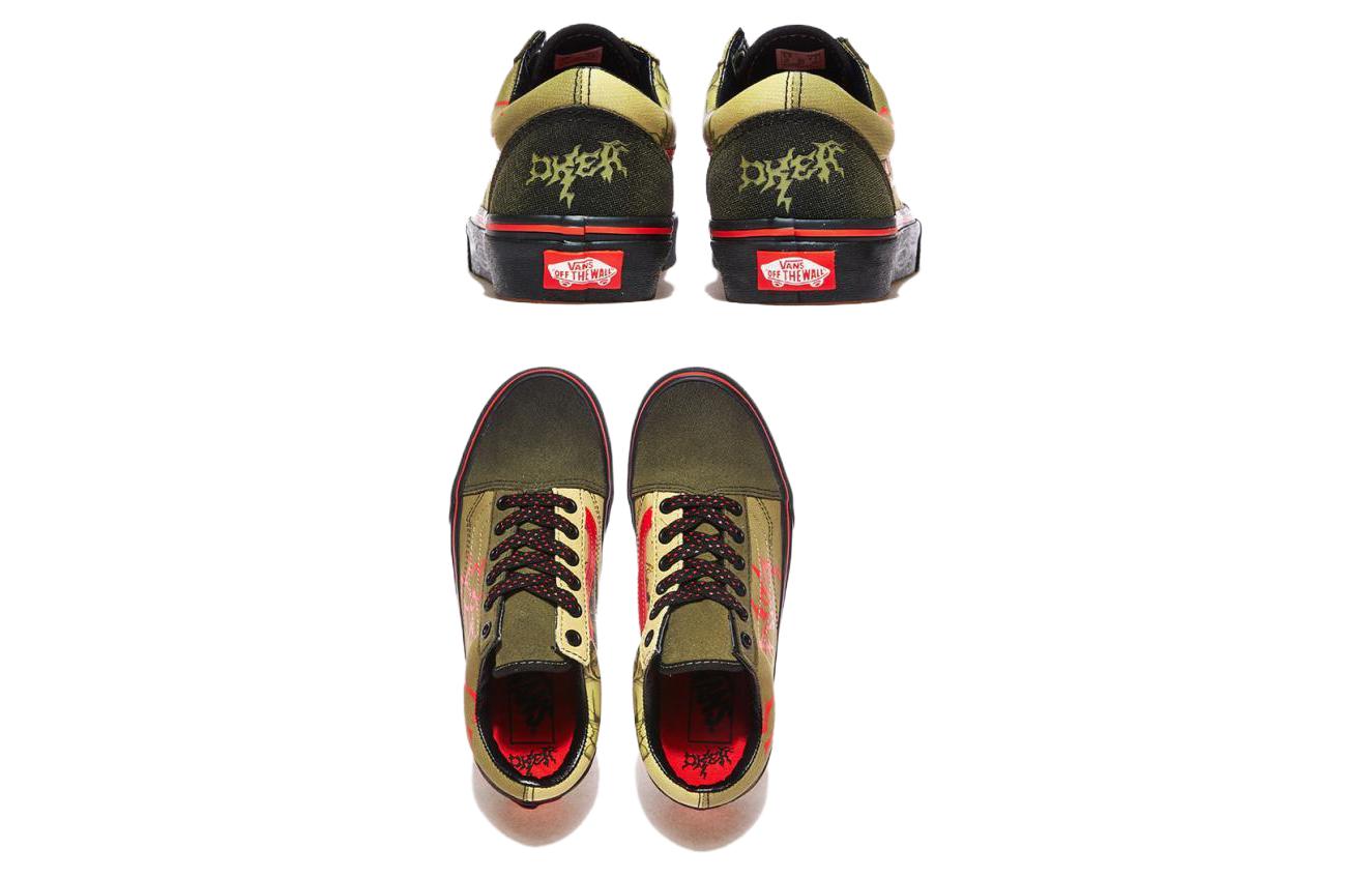 Lookbook Vans OKEH x Old Skool (グリーン/ブラック) VN000D3H203