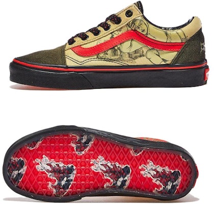 Vans OKEH x Old Skool 'Hijau Hitam' VN000D3H203 Shop Vans OKEH x Old Skool 'Hijau Hitam' VN000D3H203