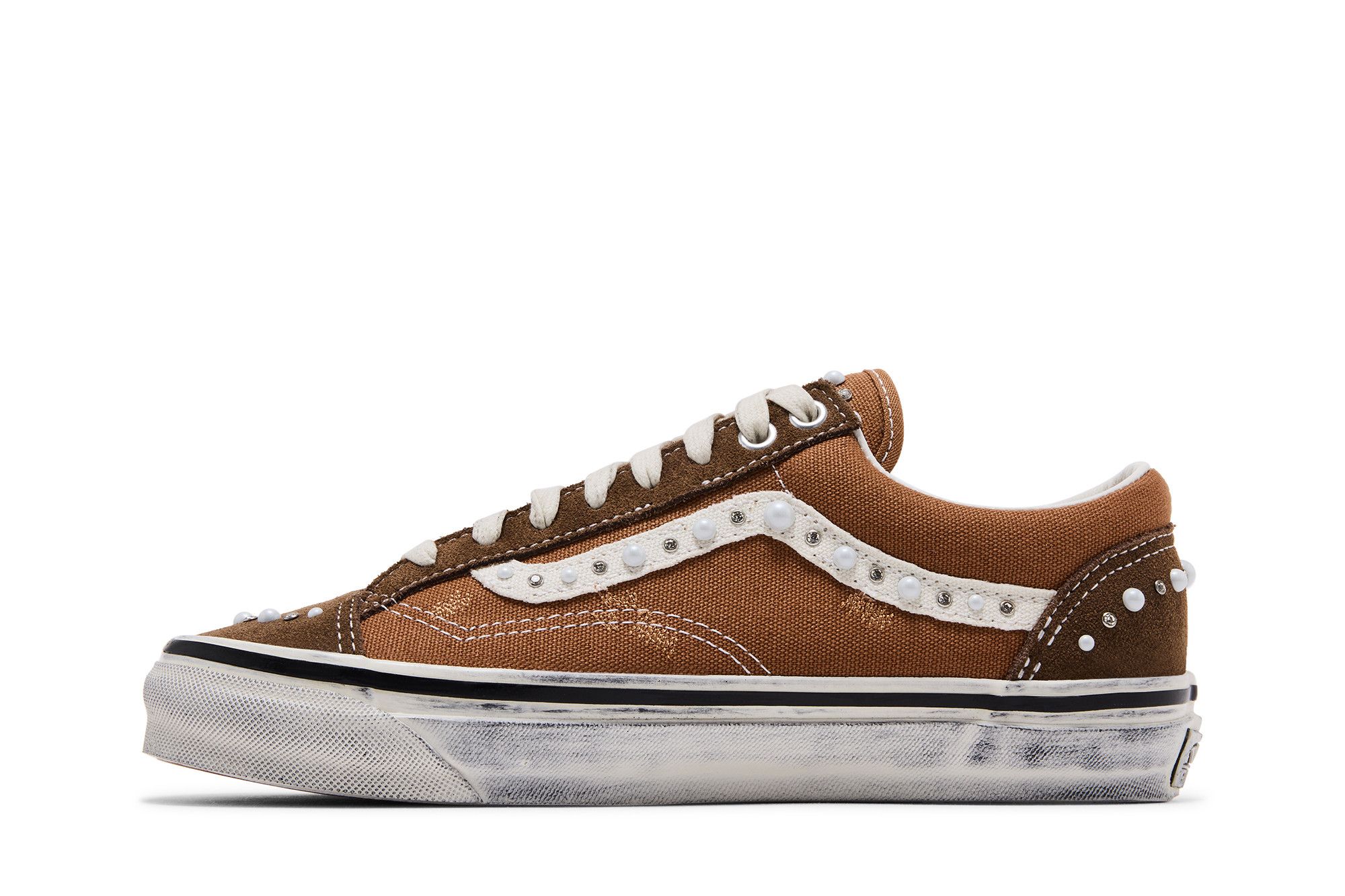 Lookbook Vans LX Old Skool 36 珍珠系列复古可可棕 VN000E8VFST