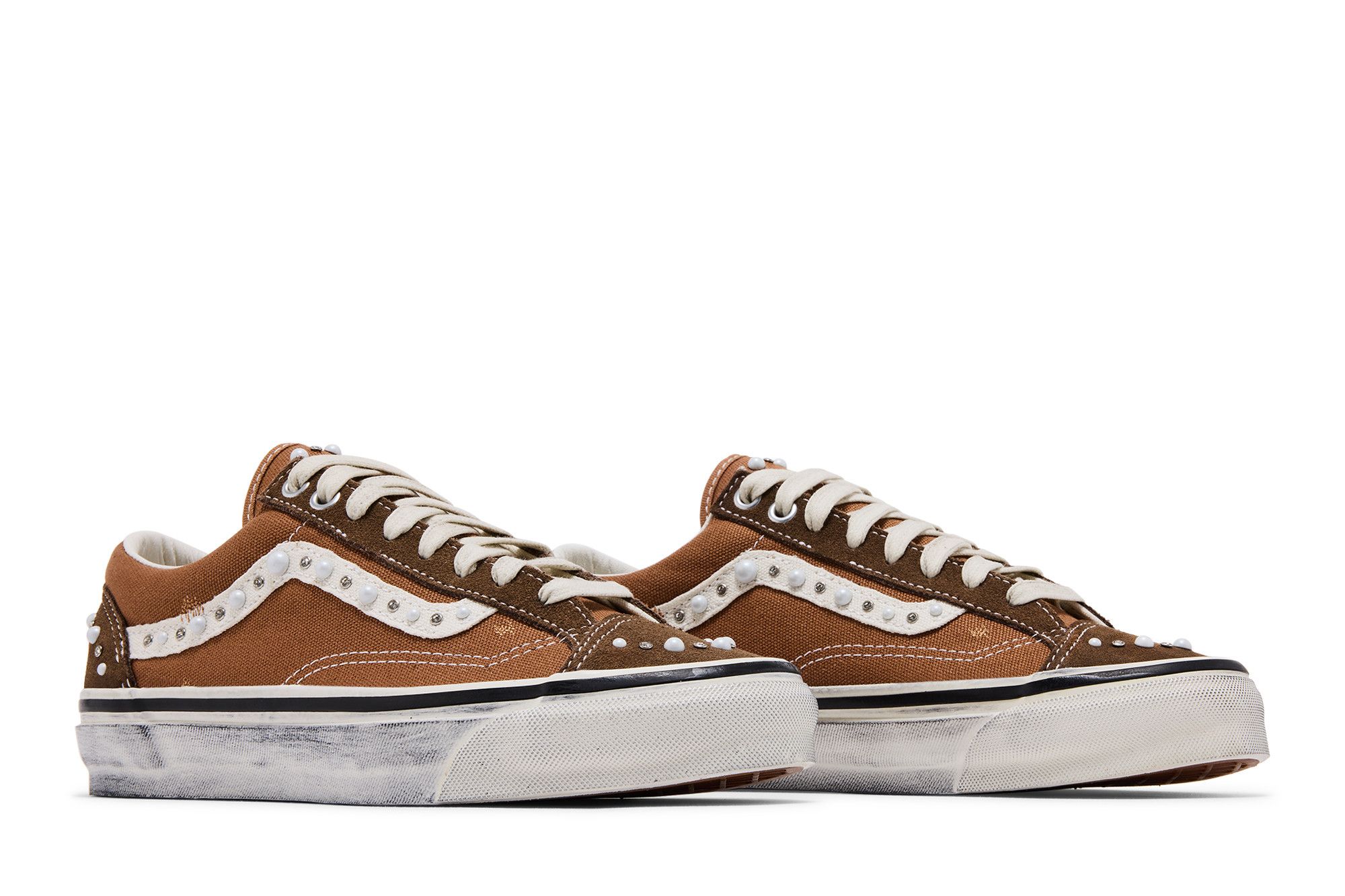 Cheap Vans LX Old Skool 36 珍珠系列复古可可棕 VN000E8VFST