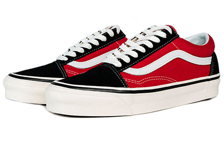 Shop Vans Old Skool 36 DX 'Anaheim Factory - Black Red' VN0A38G2UBS