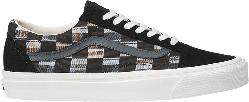 Plaid sales checkerboard vans