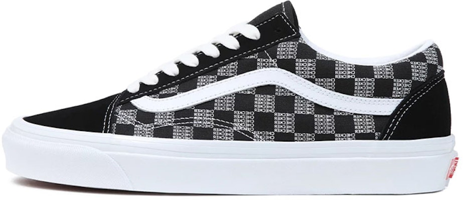 Vans Old Skool 36 DX 'Checkerboard Text' VN0A54F3BLK Buy Vans Old Skool 36 DX 'Checkerboard Text' VN0A54F3BLK
