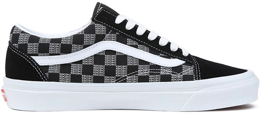 Vans Old Skool 36 DX 'Checkerboard Text' VN0A54F3BLK Order Vans Old Skool 36 DX 'Checkerboard Text' VN0A54F3BLK
