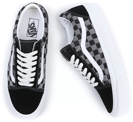 Vans Old Skool 36 DX 'Checkerboard Text' VN0A54F3BLK Shop Vans Old Skool 36 DX 'Checkerboard Text' VN0A54F3BLK