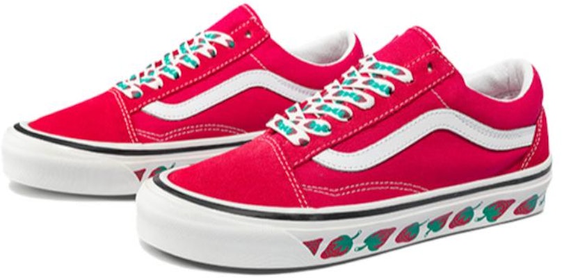 Vans Old Skool 36 DX Classics 防滑耐磨 低筒 滑板鞋 男女同款 紅色 Order Vans Old Skool 36 DX Classics 防滑耐磨 低筒 滑板鞋 男女同款 紅色
