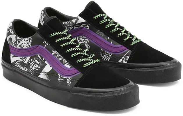 Vans Unisex Halloween Punk Old Skool 36 Dx Zapatillas Negro/Morado/Verde VN0A38G2BCJ Lookbook Vans Unisex Halloween Punk Old Skool 36 Dx Zapatillas Negro/Morado/Verde VN0A38G2BCJ