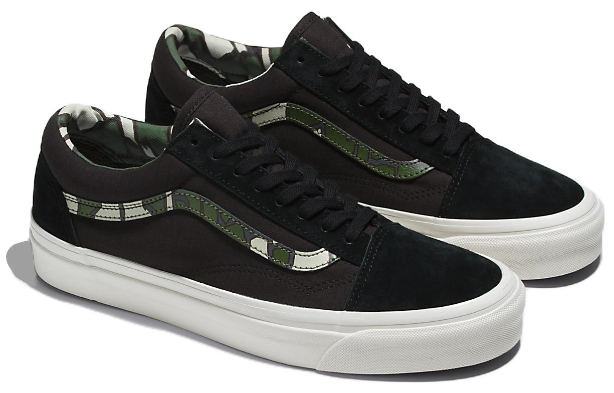 Lookbook Vans Old Skool 36 DX 潮流休閒 防滑耐磨 低筒 滑板鞋 男女款 黑白