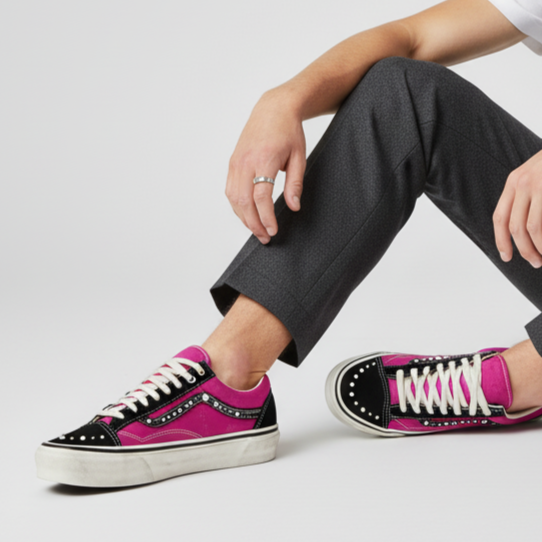 Order Vans Old Skool 36 LX ''Pearlized Pack - Merah Fuchsia'' VN000E8VHLE