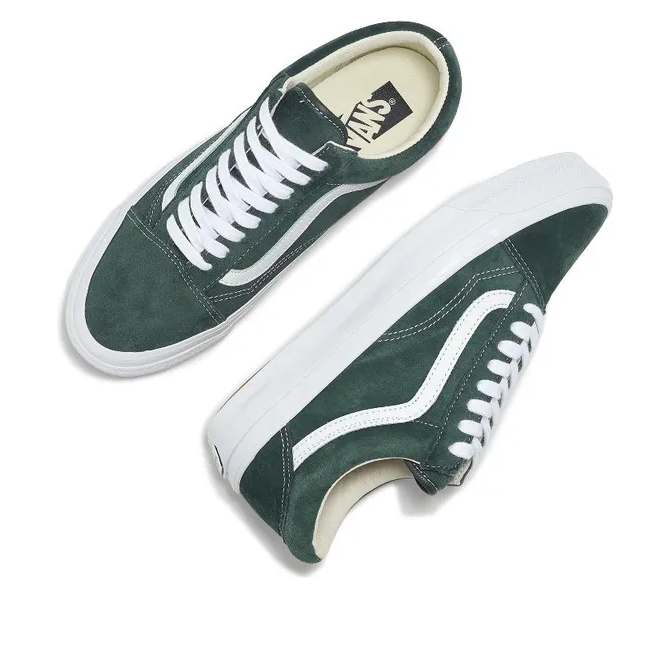 Lookbook Vans Old Skool 36 LX ''Pig Suede - Scarab'' Lelaki/Wanita Kasut Sneaker. VN000CXUPRM