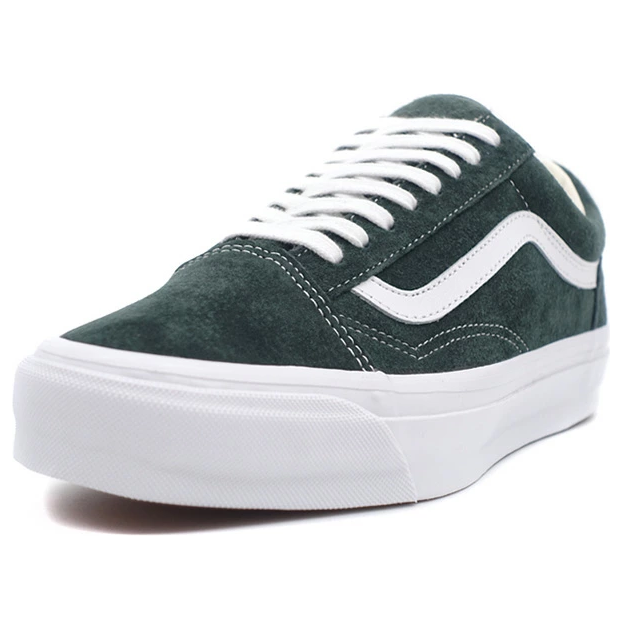 Shop Vans Old Skool 36 LX ''Pig Suede - Scarab'' Lelaki/Wanita Kasut Sneaker. VN000CXUPRM