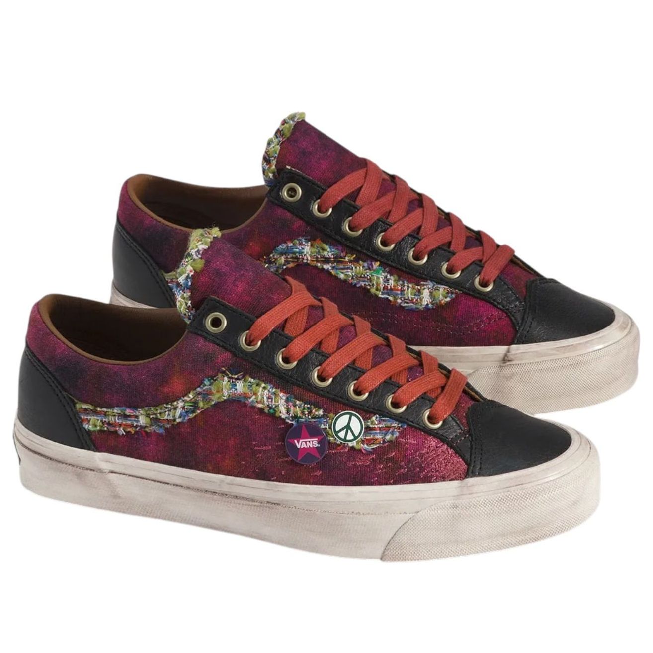 Order バンズ オールドスクール 36 LX ''スーベニアパック - バーガンディ'' VN000D9RBRG