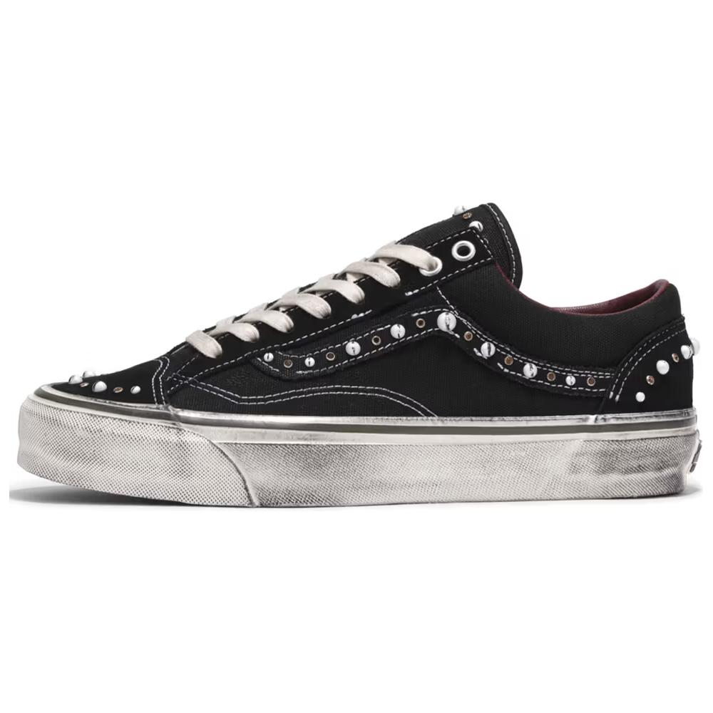 Vans Old Skool 36 Pearlized Black Low-Top Sneakers Fashion Casual Shoes VN000S52BLK