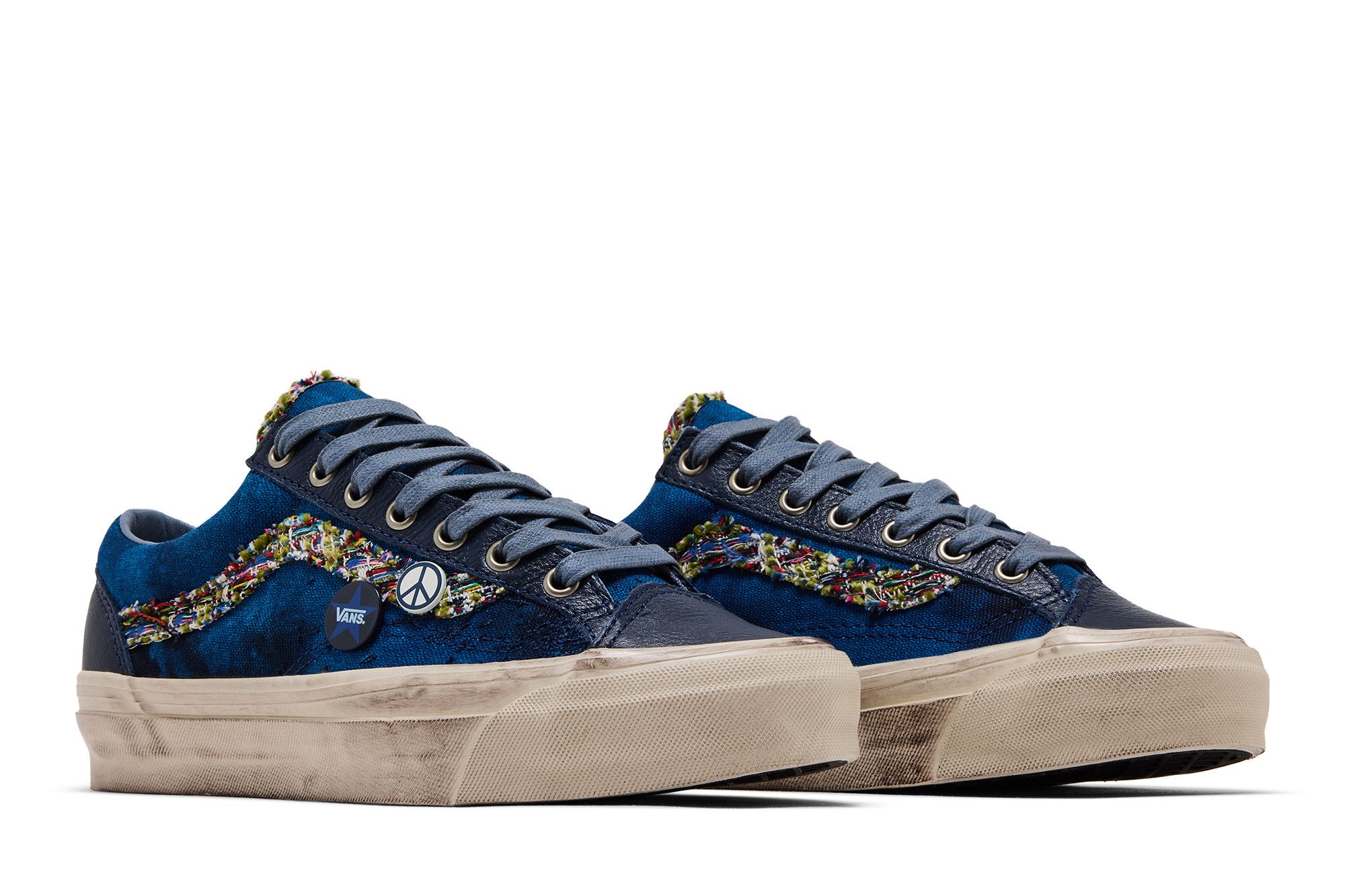 Cheap Vans Old Skool 36 Souvenir ''Blu Navy'' VN000E8VNVY