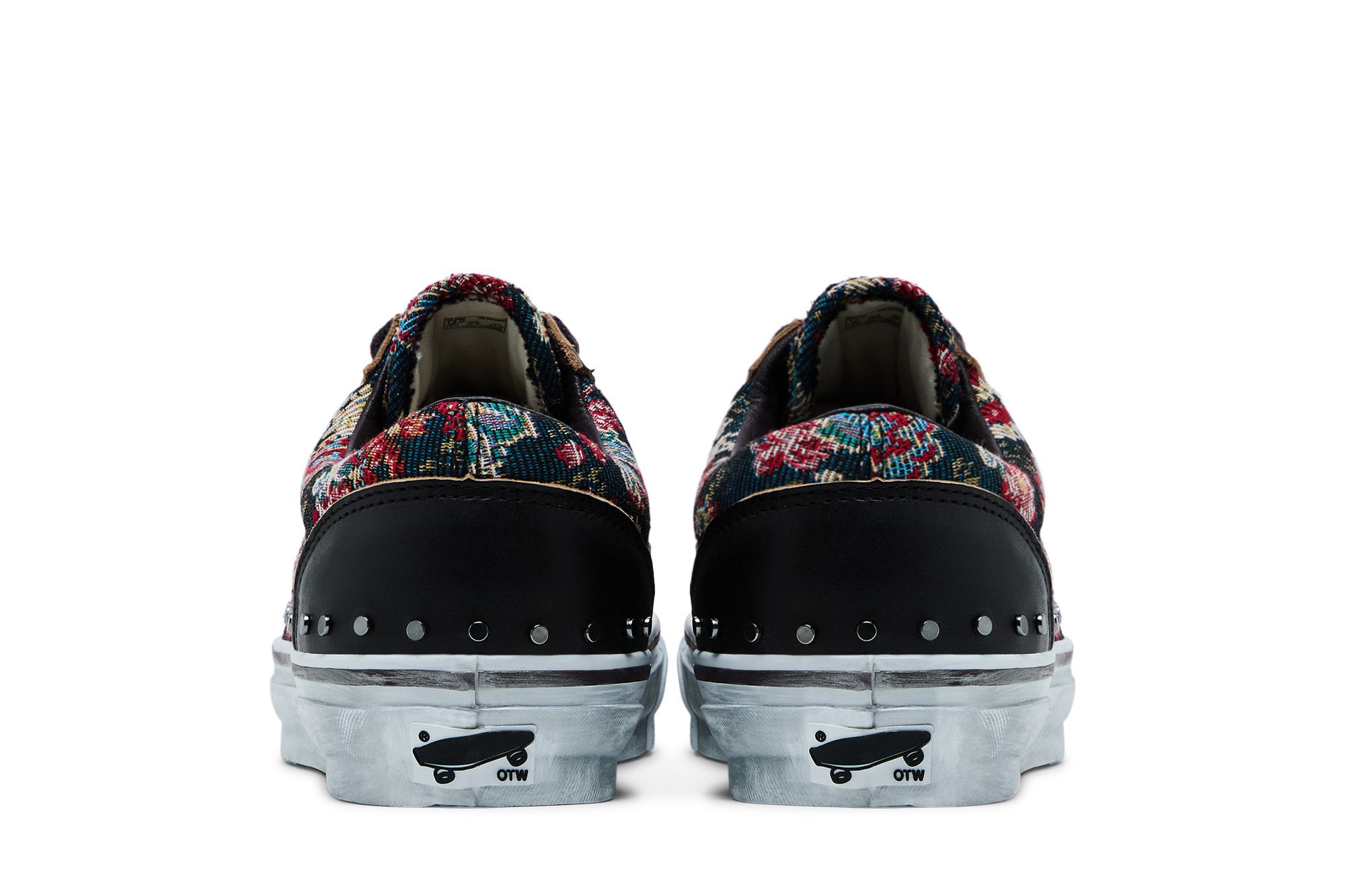 Sizing Vans OTW Old Skool 36 Vibram Floral Rivets Negro VN000D2GBLA