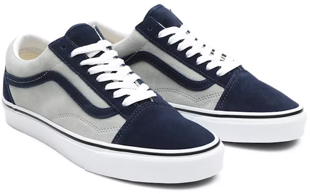 Vans 2tone Suede Old Skool 'Grey Blue' VN0A3WKT4OV Lookbook Vans 2tone Suede Old Skool 'Grey Blue' VN0A3WKT4OV