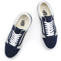 Vans Old Skool 雙色 低筒 滑板鞋 男女同款 灰藍色 Shop Vans Old Skool 雙色 低筒 滑板鞋 男女同款 灰藍色