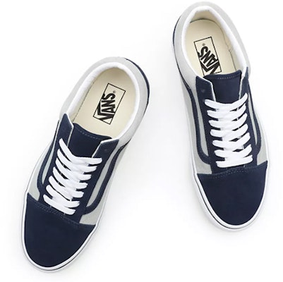 Vans 2tone Suede Old Skool 'Grey Blue' VN0A3WKT4OV Shop Vans 2tone Suede Old Skool 'Grey Blue' VN0A3WKT4OV
