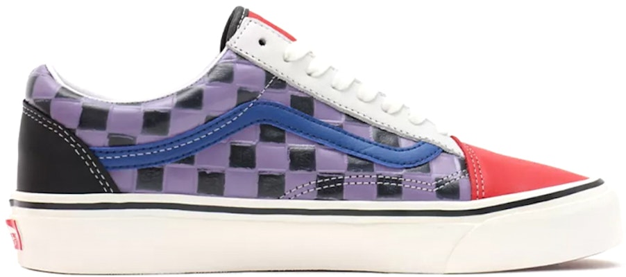 Red and 2025 purple vans