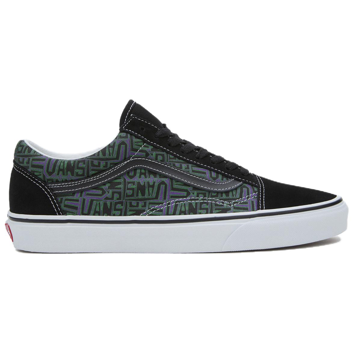Order Vans Old Skool 舒適耐磨 防滑 低筒 板鞋 男女同款 黑色