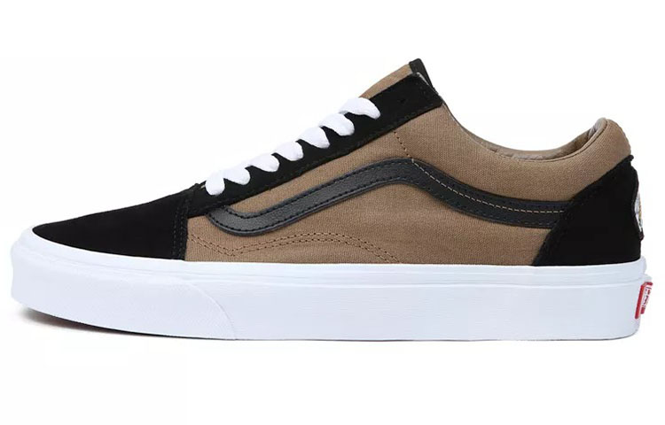 Buy ヴァンズ オールドスクール 黒/茶 (Vanz Ōrudosukūru Kuro/Cha) VN0A5KRSYS8