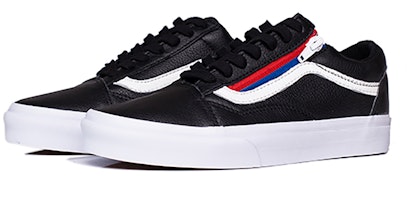반스 올드스쿨 검정 가죽 지퍼 (Vans Old Skool Black Leather Zipper) VN0A3493OU8 Lookbook 반스 올드스쿨 검정 가죽 지퍼 (Vans Old Skool Black Leather Zipper) VN0A3493OU8