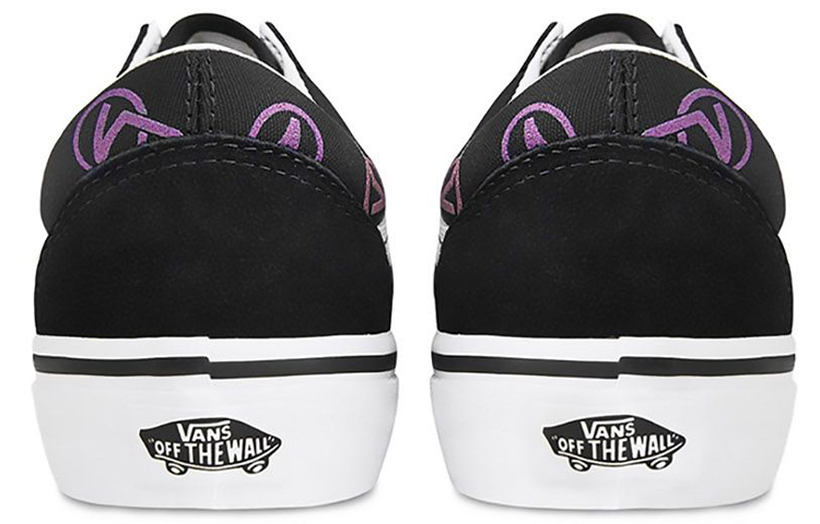 Purchase Vans Old Skool 彩標 低筒 滑板鞋 男女同款 黑白