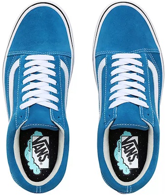 Vans Old Skool 潮流百搭輕便 低筒休閒時尚板鞋 男女同款 藍色 Lookbook Vans Old Skool 潮流百搭輕便 低筒休閒時尚板鞋 男女同款 藍色