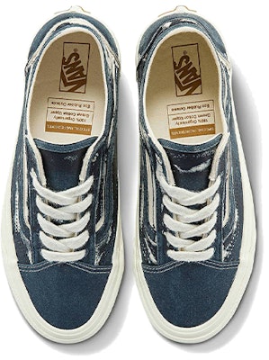Vans Old Skool 低幫 板鞋 男女同款 藍色 Lookbook Vans Old Skool 低幫 板鞋 男女同款 藍色