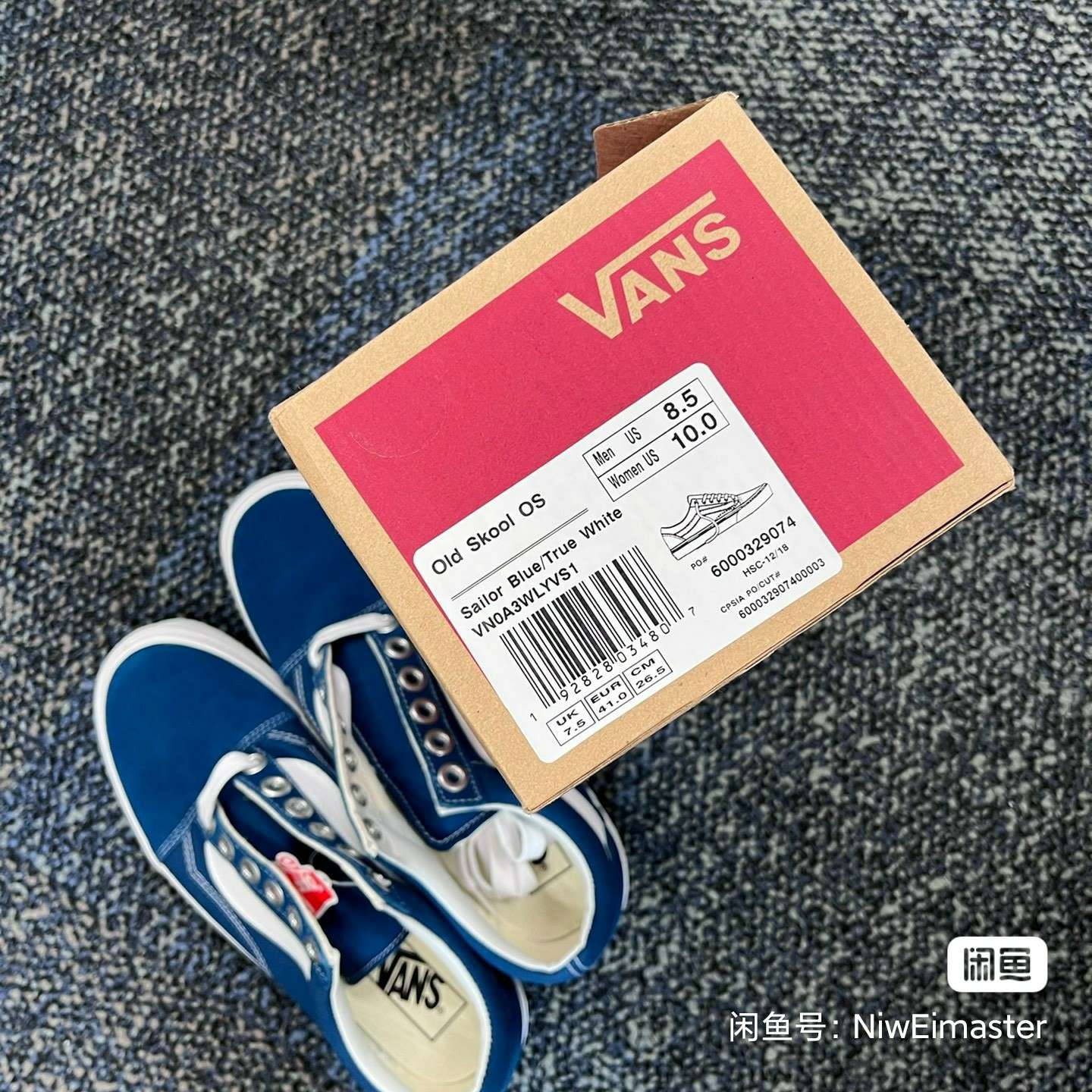 Lookbook バンズ オールドスクール ローカット ブルー (Banzū Ōrudosukūru Rōkatto Burū) VN0A3WLYVS1