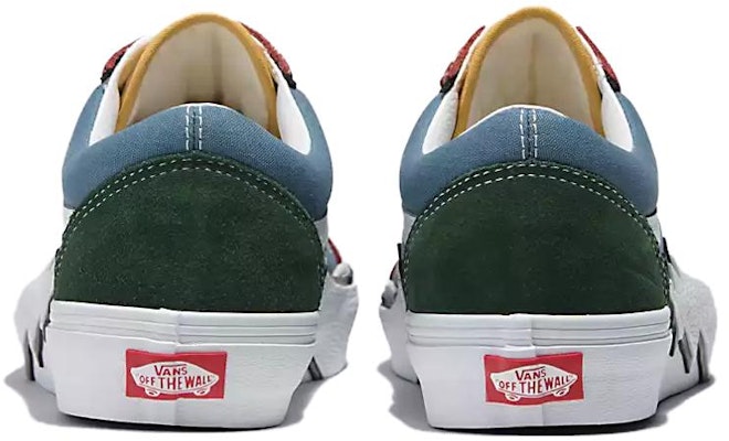 Vans Old Skool Bolt 防滑減震 低筒 滑板鞋 男女款 藍紅 Lookbook Vans Old Skool Bolt 防滑減震 低筒 滑板鞋 男女款 藍紅