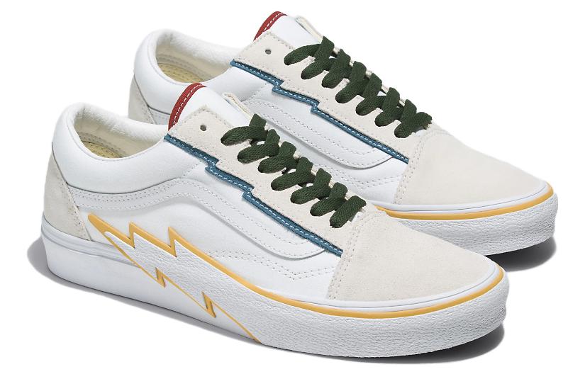 Vans Old Skool 'Bolt White Yellow' 圖 3
