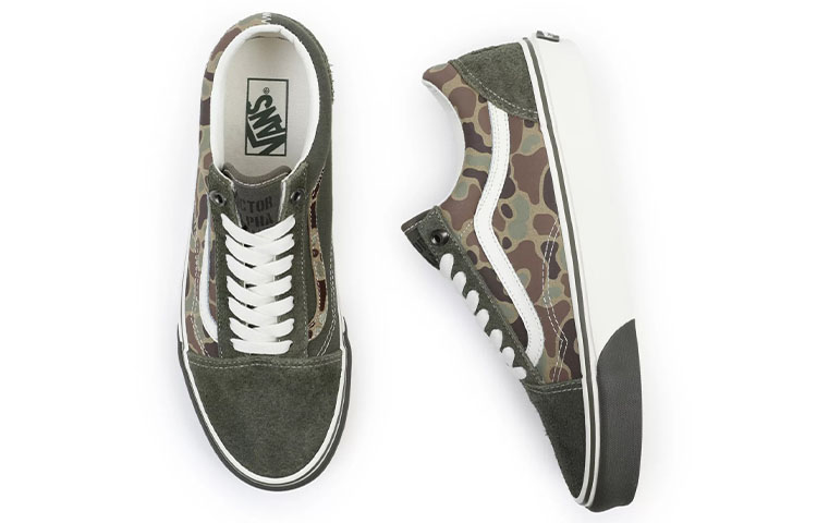Shop Vans Old Skool 'Camo - Grape Leaf' VN0A5JMI6NL