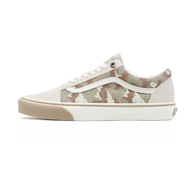 Vans Old Skool Low Top Casual Skate Shoes Unisex Brown Camouflage 'Cream Brown'