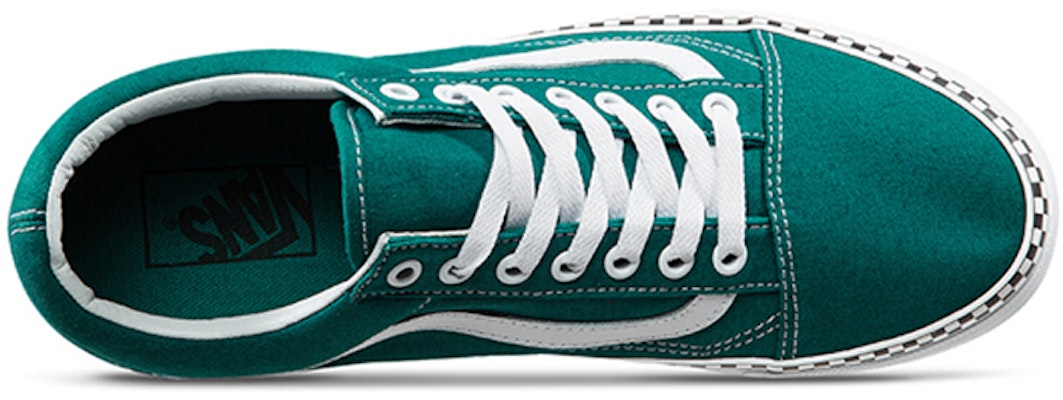 Vans Check Foxing Old Skool Hijau VN0A38G1VR0 Shop Vans Check Foxing Old Skool Hijau VN0A38G1VR0