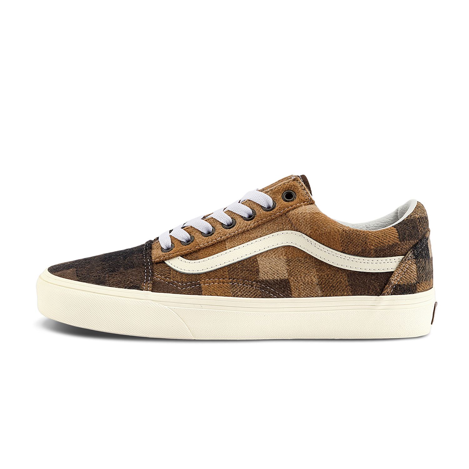 Order Vans Old Skool 'Checkerboard Sweater - Brown' VN000CR5DFM