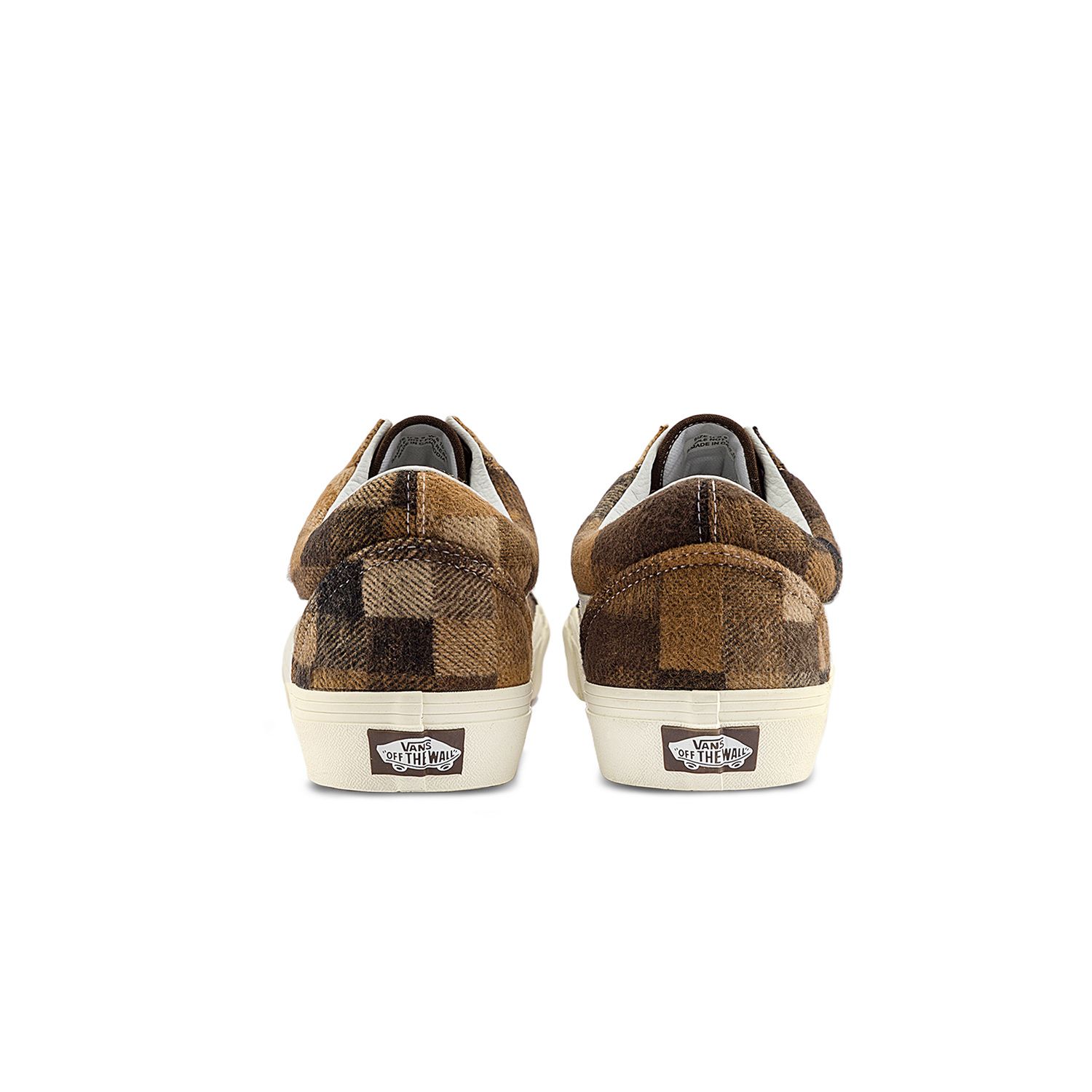 Shop Vans Old Skool 'Checkerboard Sweater - Brown' VN000CR5DFM