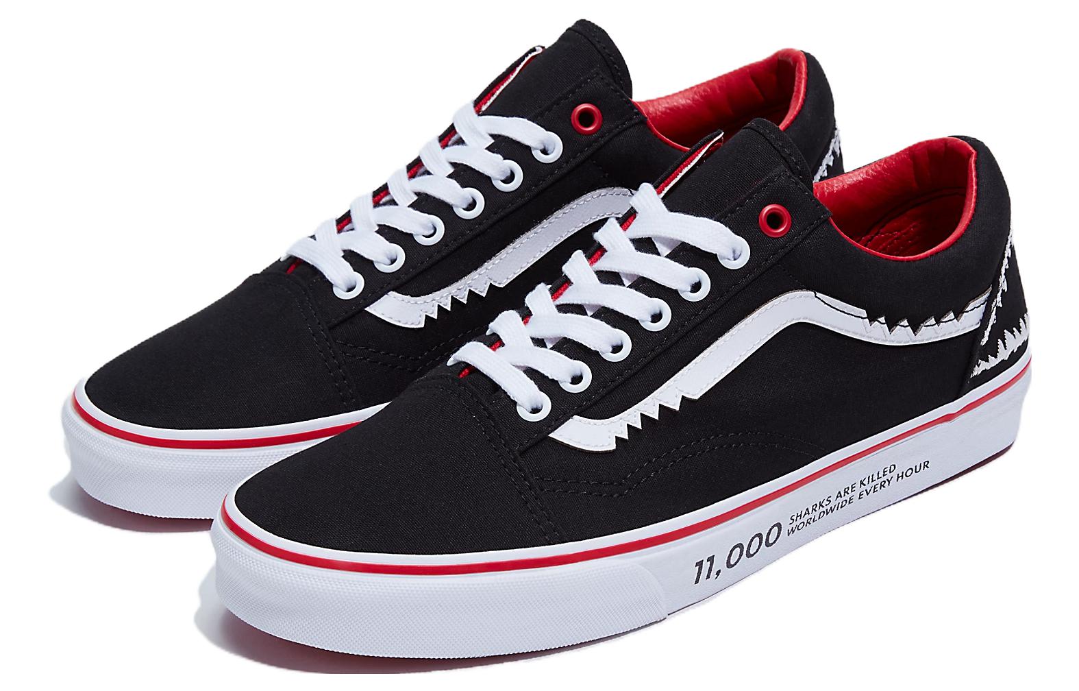 Buy バンズ オールドスクール "定番ブラック" (Banz O-rudo Sukūru "Teiban Burakku") VN0A3WKTRED