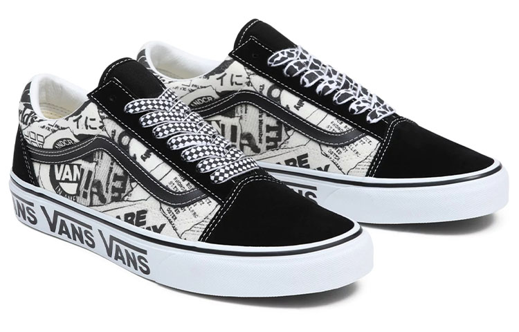 Lookbook Vans Old Skool 'Collage - Black' VN0A5JMIBZW