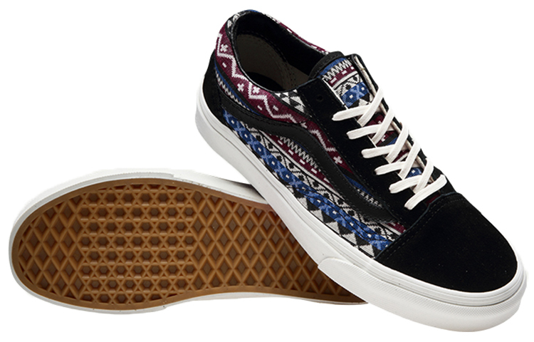 Shop バンズ オールドスクール マルチ/ブラック VN0A31Z9LW4