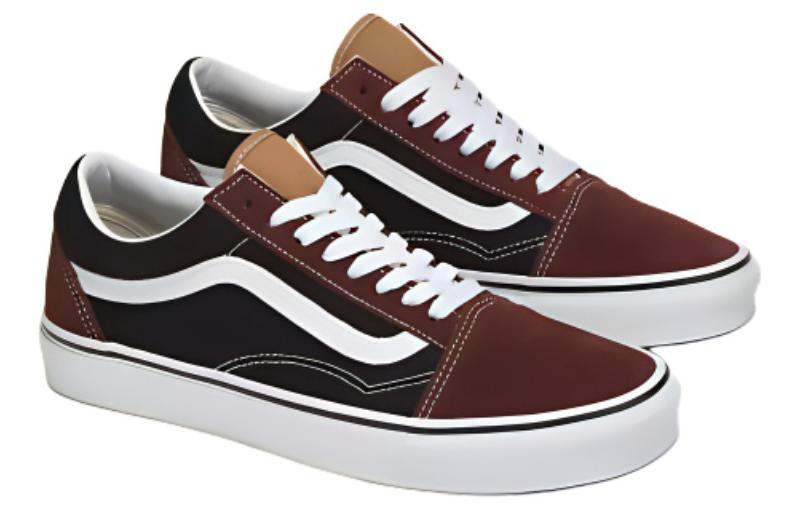 Order Vans Old Skool 'Color Block - Negro Marrón' VN0007NTYS8
