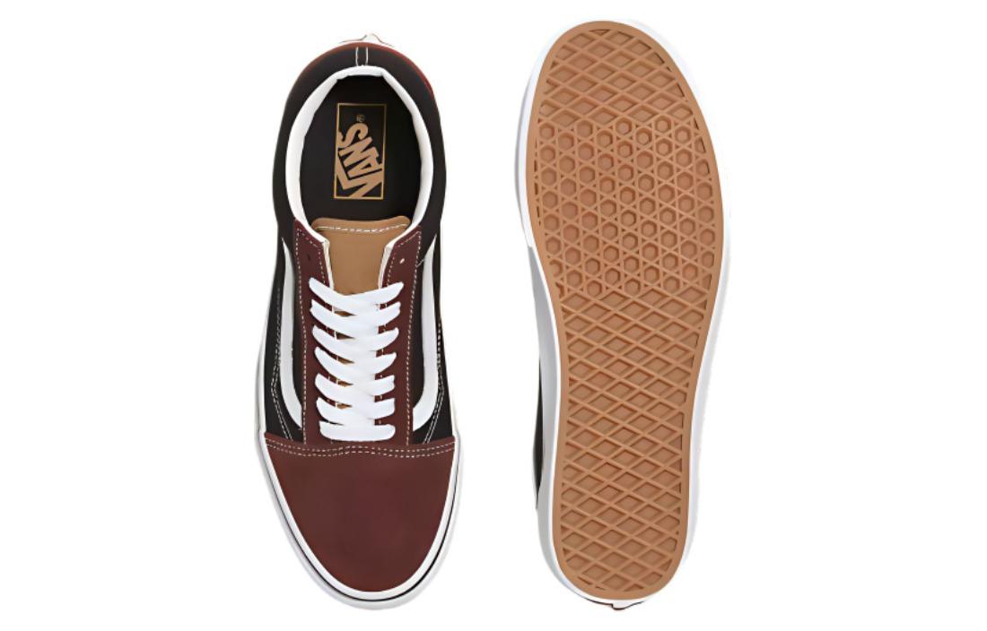 Shop Vans Old Skool 'Color Block - Negro Marrón' VN0007NTYS8