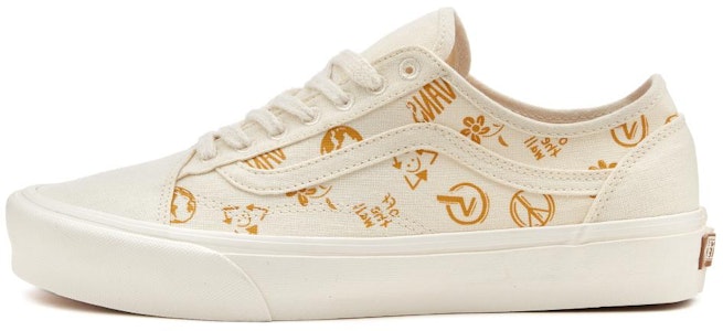 Vans Old Skool 潮流休閒板鞋 男女通款 米白色 Buy Vans Old Skool 潮流休閒板鞋 男女通款 米白色