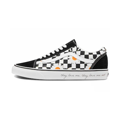 Vans Unisex Old Skool Low-Top Sneakers Black/White