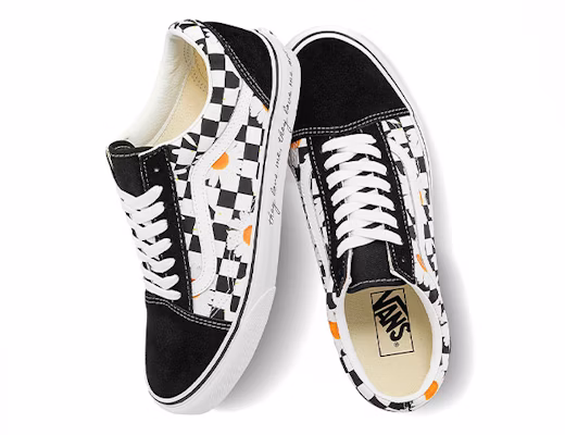 Vans Unisex Old Skool Kasut Low-Top Hitam/Putih VN0A5KRFB0B Shop Vans Unisex Old Skool Kasut Low-Top Hitam/Putih VN0A5KRFB0B