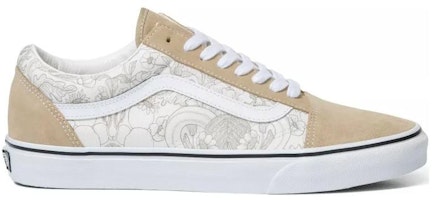 Vans Old Skool 低筒 滑板鞋 通用款 白黄 Order Vans Old Skool 低筒 滑板鞋 通用款 白黄