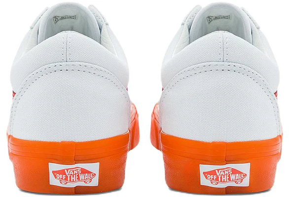 Vans orange deals stripe