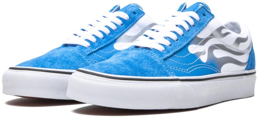 반스 올드스쿨 '플레임 - 메디터레이니언 블루' VN0A4U3BXF0 Lookbook 반스 올드스쿨 '플레임 - 메디터레이니언 블루' VN0A4U3BXF0